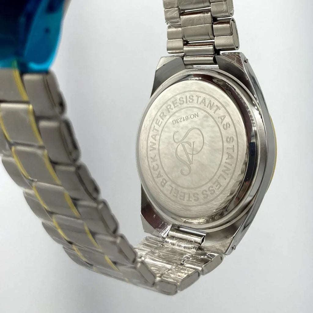 Men's Watch Elegant Two-Tone Stainless Steel