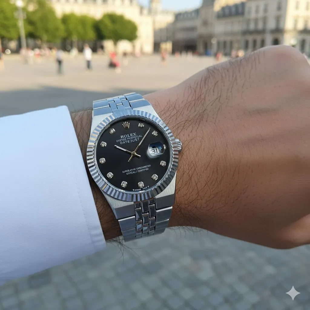 Men's Oyster Perpetual Datejust Style Quartz Watch